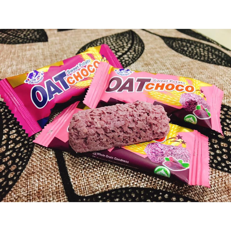 Oat Choco Original - ขนมข้าวโอ๊ตอัดแท่ง ธัญพืชอัดแท่ง 400 กรัม  ไฉไล อินเตอร์เทรด บริษัทนำเข้าขนม
